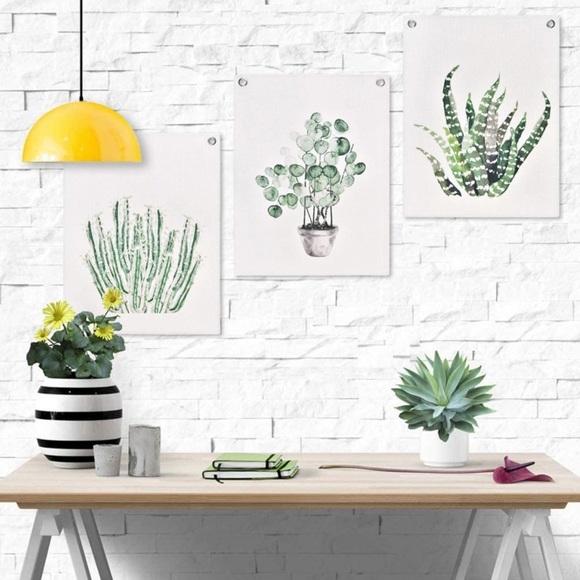Succulent Plant Botanical Modern Wall/Room Art - Picture 6 of 7